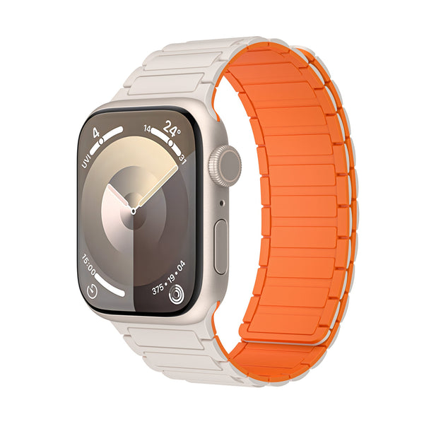 Siliconen armband met magnetische lus voor Apple Watch