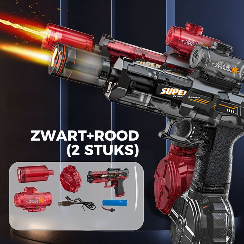 HydroVolt™ – Oplaadbare Elektrische Watershooter met Vlamlicht-effect