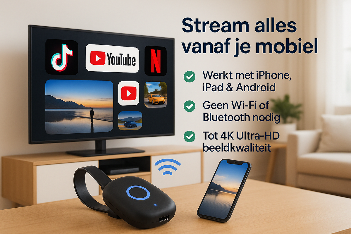 ViewEase™ — Draadloos kijken zonder grenzen