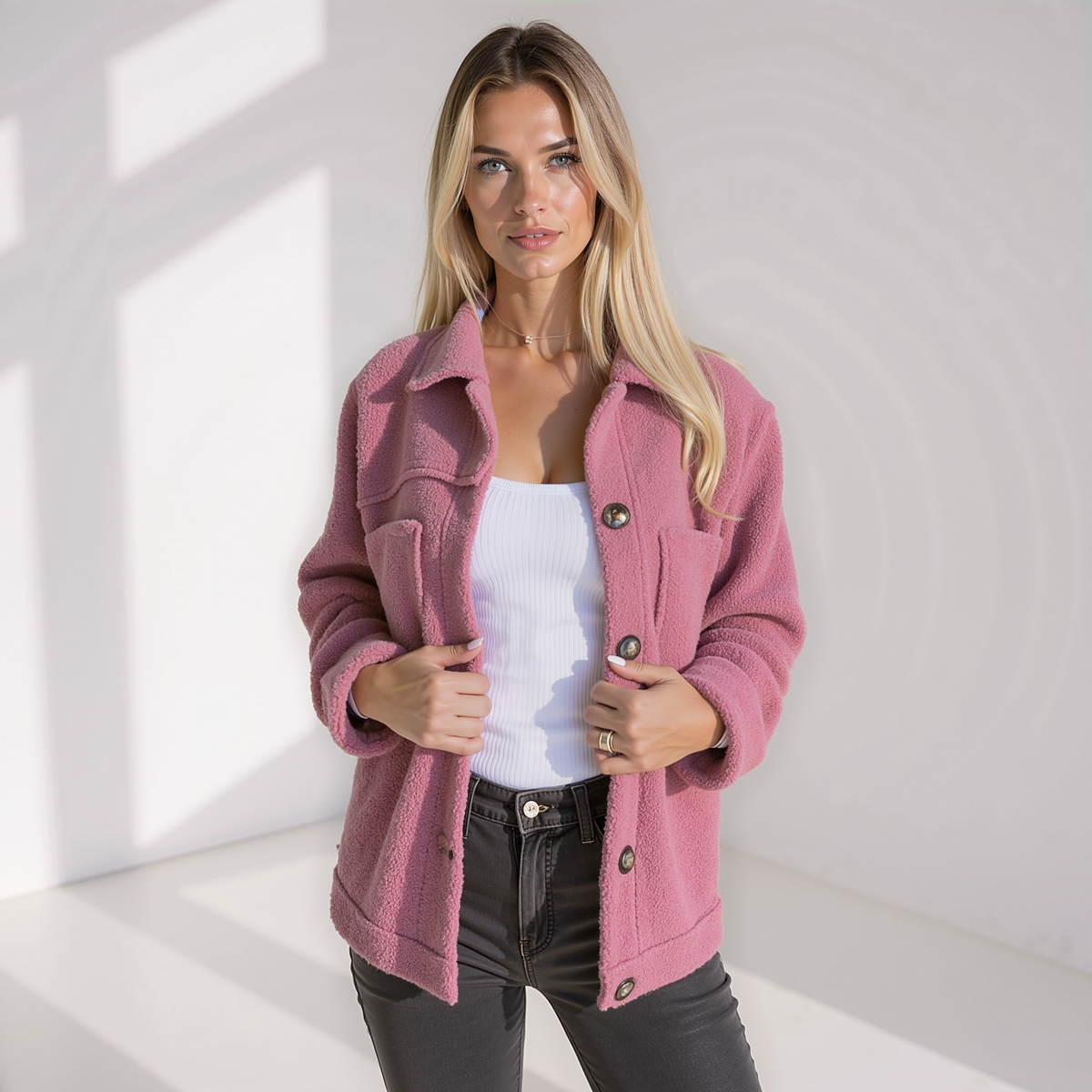 AuroraFleece™ Herfstjas – Stijlvol Warm in Eén | 1+1 Gratis