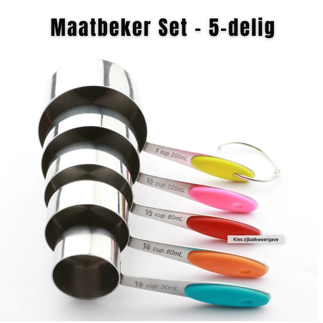 MagnoSet™ – De Slimme RVS Maatlepelset met Magnetisch Design
