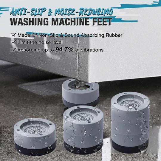 LiftGuard™ Anti-Vibratie & FloorSafe Machinevoeten | 4 stuks