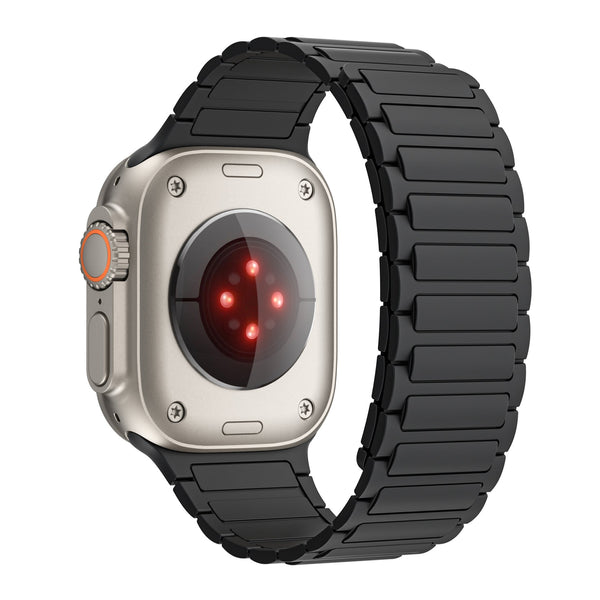 Siliconen armband met magnetische lus voor Apple Watch