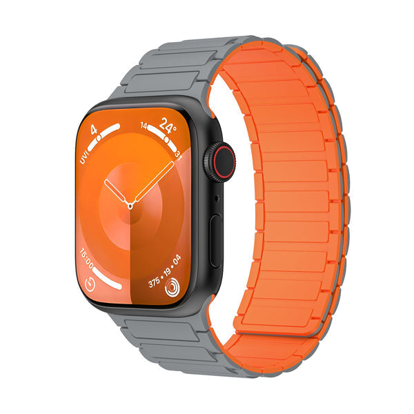 Siliconen armband met magnetische lus voor Apple Watch