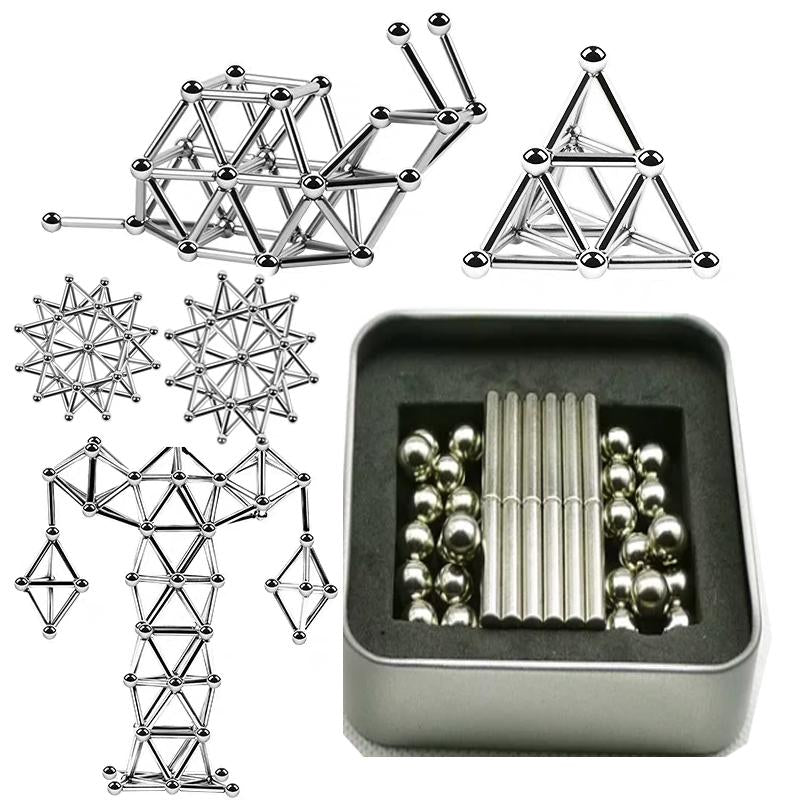 Magnetix™ Set - 36 Magnetische stokjes en 27 ballen
