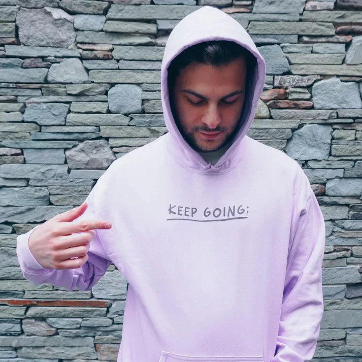 100 redenen om te blijven leven Hoodie (Keep Going)