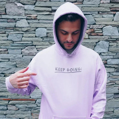 100 redenen om te blijven leven Hoodie (Keep Going)