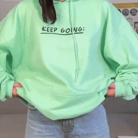 100 redenen om te blijven leven Hoodie (Keep Going)