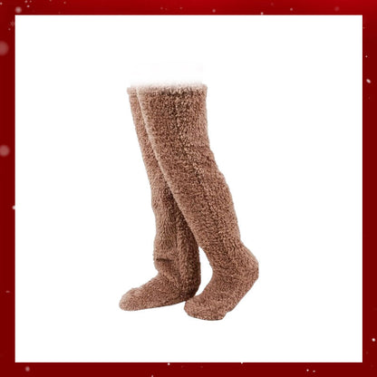 Wintera™ Ganzendons Kniekousen – Warmte met een vleugje kerstmagie 🎄