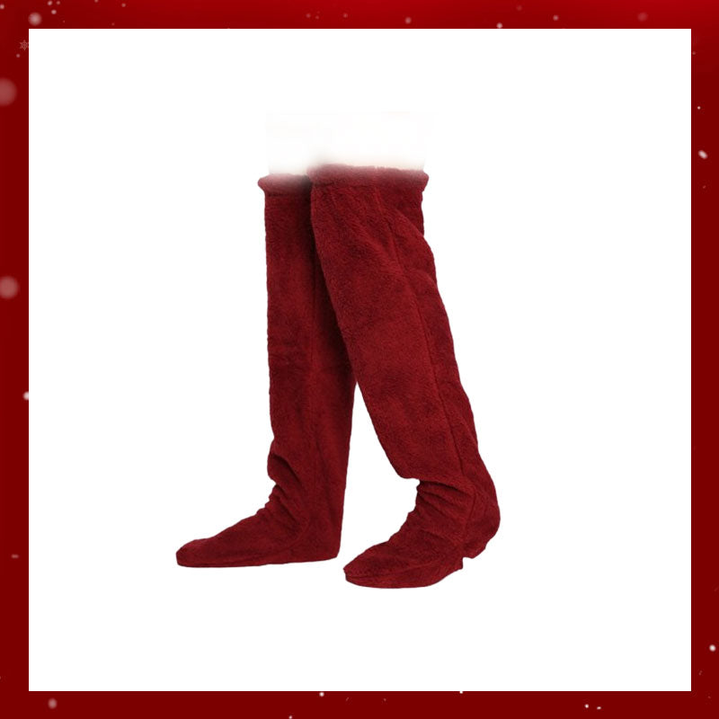 Wintera™ Ganzendons Kniekousen – Warmte met een vleugje kerstmagie 🎄
