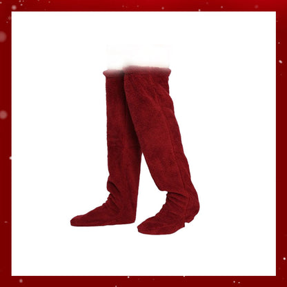 Wintera™ Ganzendons Kniekousen – Warmte met een vleugje kerstmagie 🎄