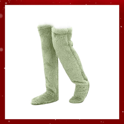 Wintera™ Ganzendons Kniekousen – Warmte met een vleugje kerstmagie 🎄