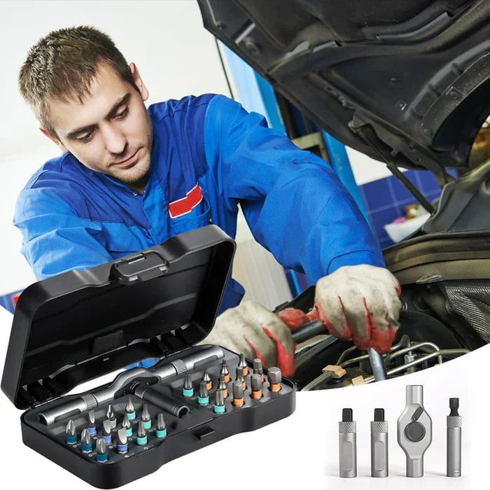 TorquePro™ – 24-in-1 Ratchet T-Bar Schroevendraaier