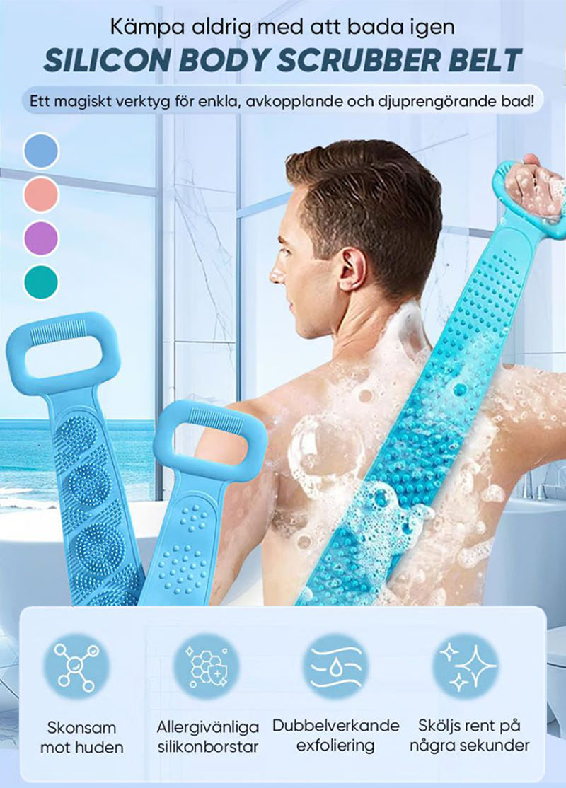 Velvique™ - Silicone Doucheband – Scrub & Ontspan in één beweging