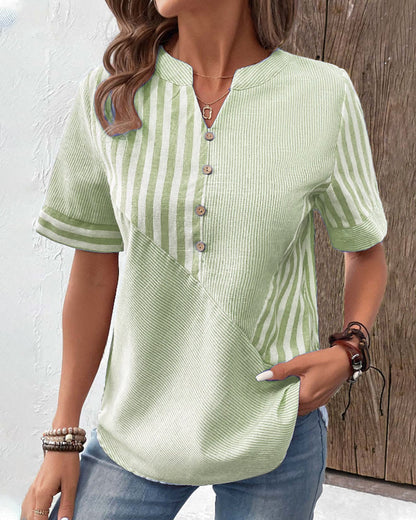 Sasha™ - Chique katoenen blouse