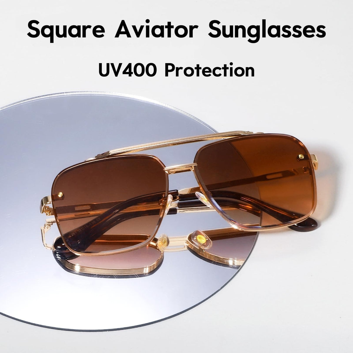 LuxeVibe™ | Premium UV400 Retro Zonnebril – Unisex | 1+1 GRATIS