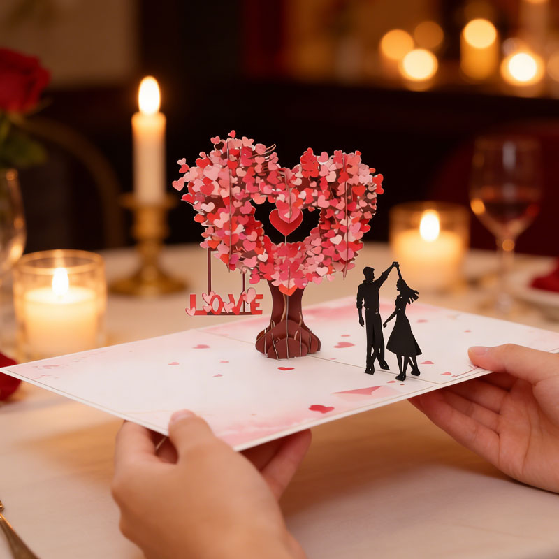 AmoraFold™ 3D Liefdeskaart – Een Moment dat Openbloeit