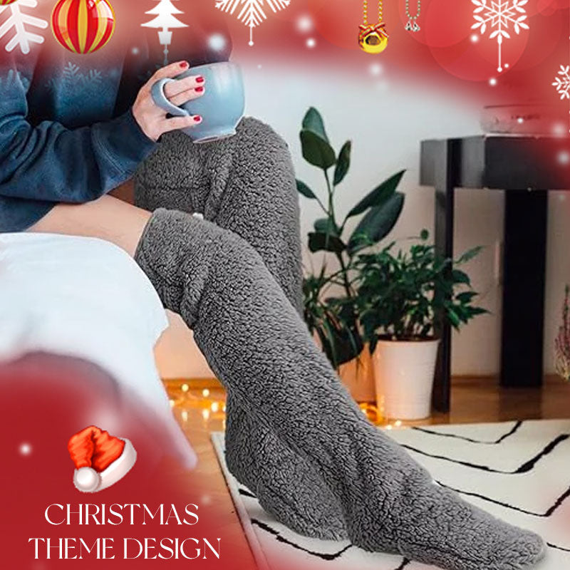 Wintera™ Ganzendons Kniekousen – Warmte met een vleugje kerstmagie 🎄
