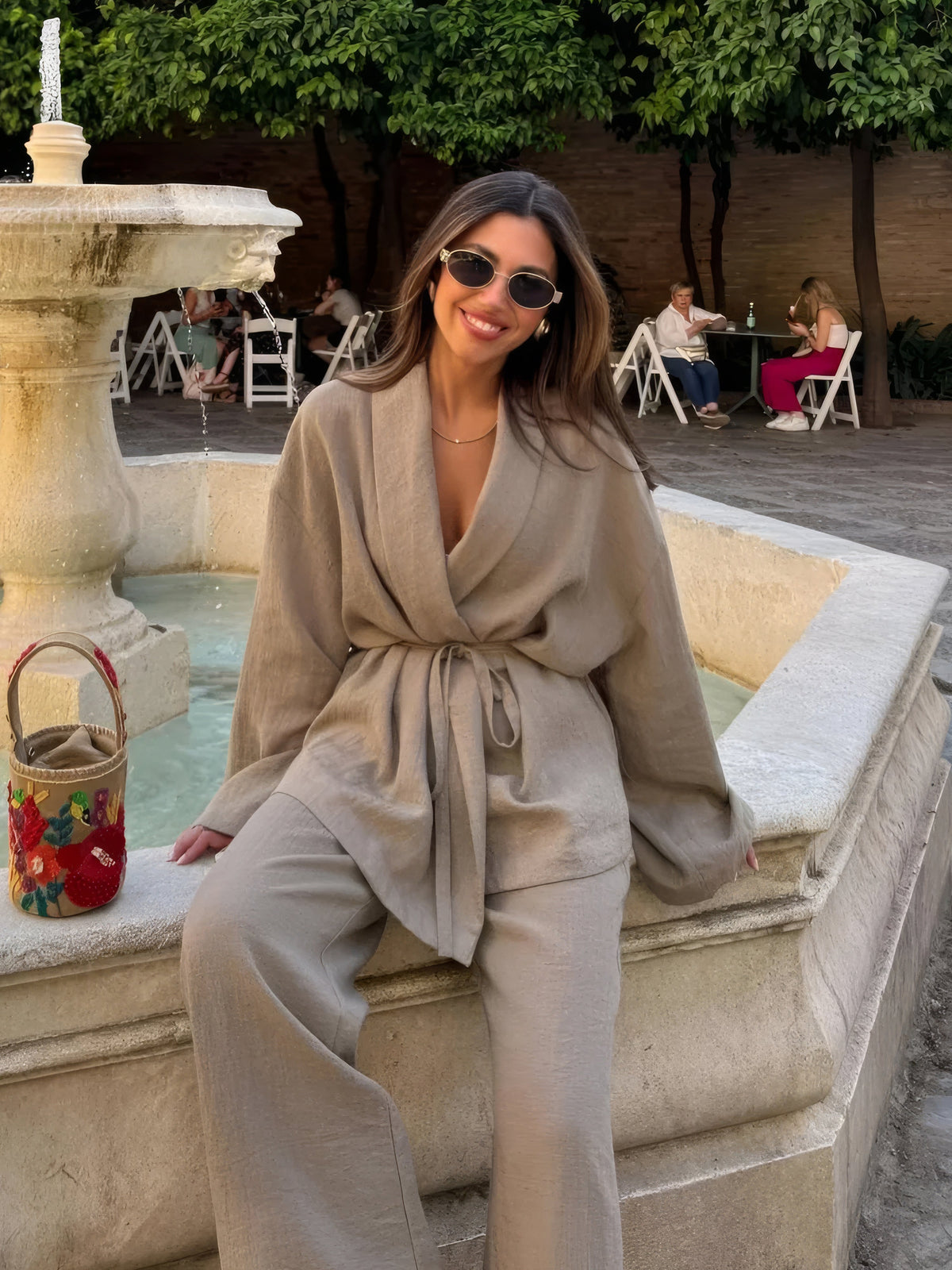 ARYA | KIMONO LINNEN SET