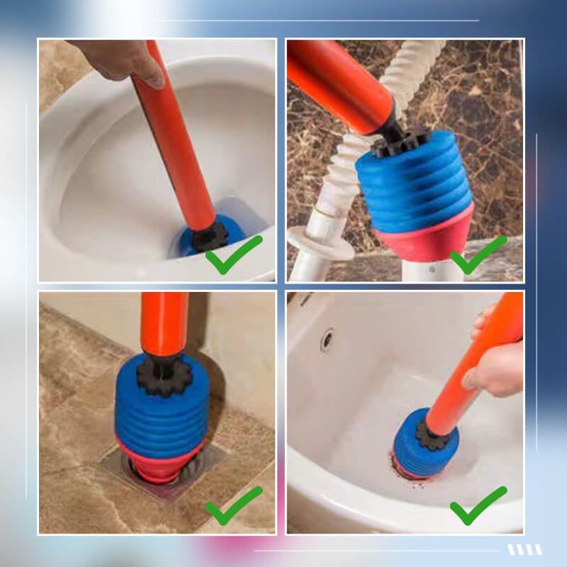 AeroFlush™ – Krachtige Luchtdruk Ontstopper voor Toiletten & Leidingen