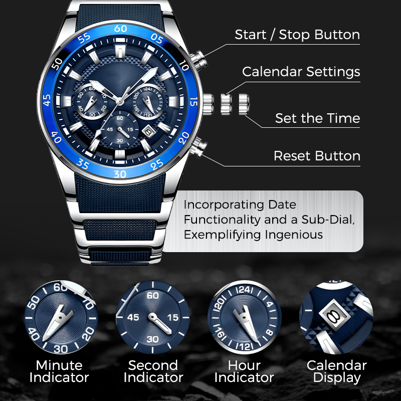 Aurelion™ Herenhorloge – Stijl, Functionaliteit & Tijdloos Design