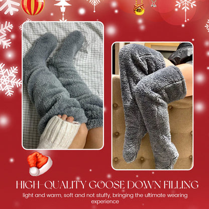Wintera™ Ganzendons Kniekousen – Warmte met een vleugje kerstmagie 🎄