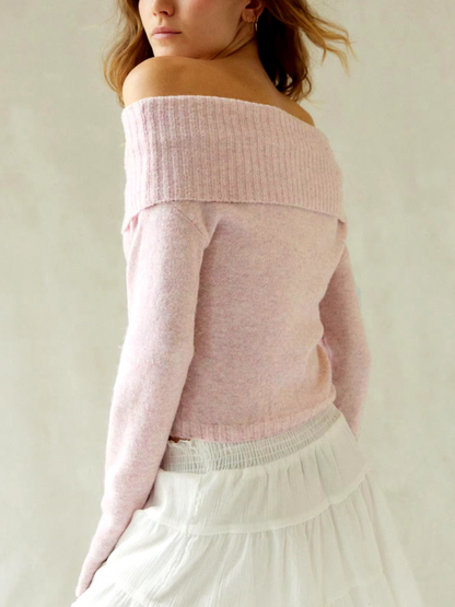 Sarai Off-Shoulder trui