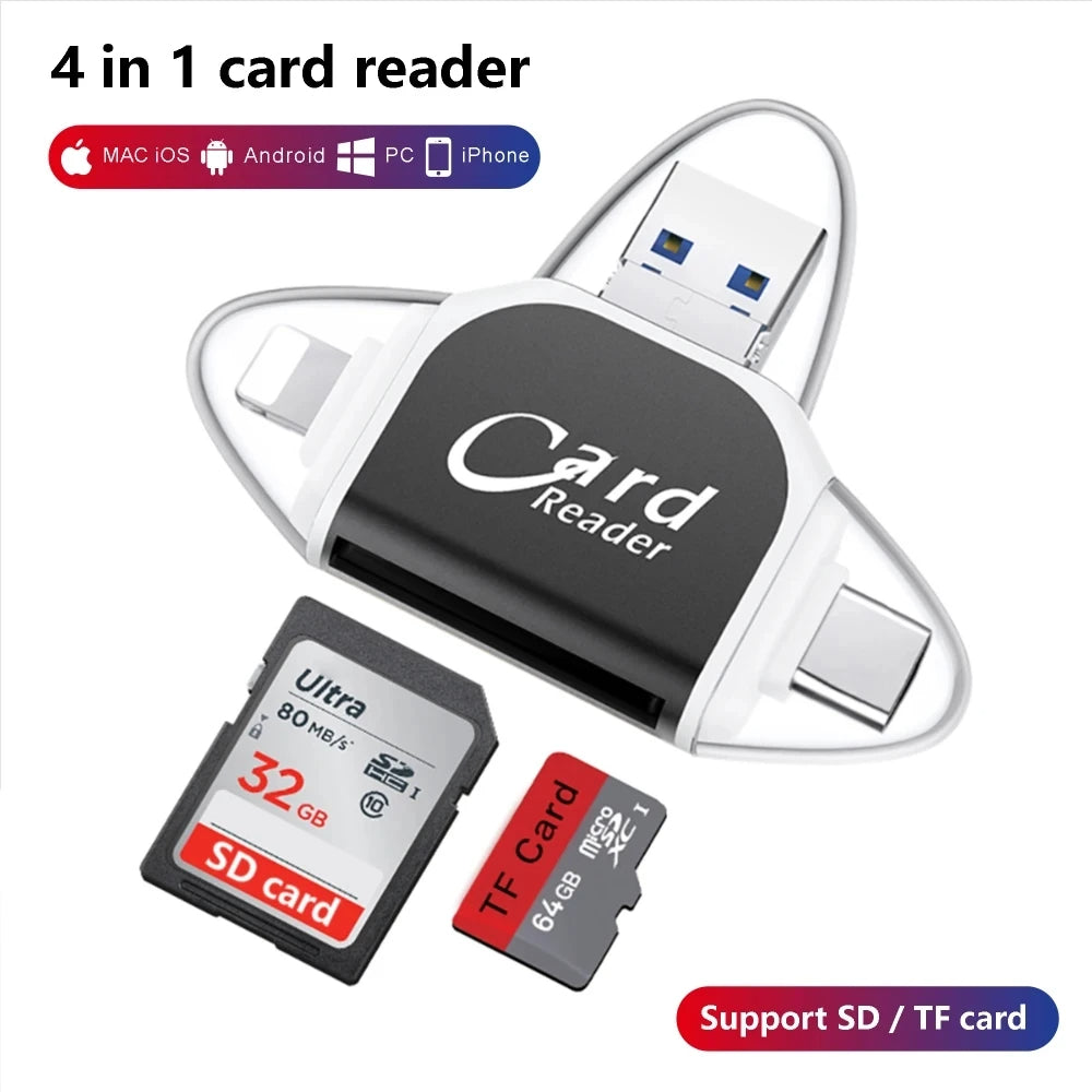 FlexiPort™ | 4-in-1 kaartlezer