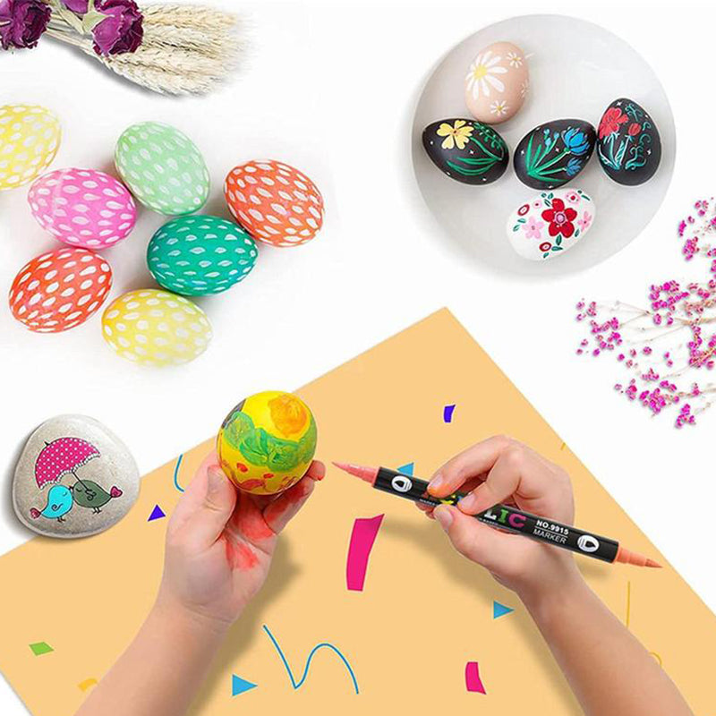 ColorMuse™ Acrylmarker Set – 72 Levendige Kleuren voor Eindeloze Creativiteit