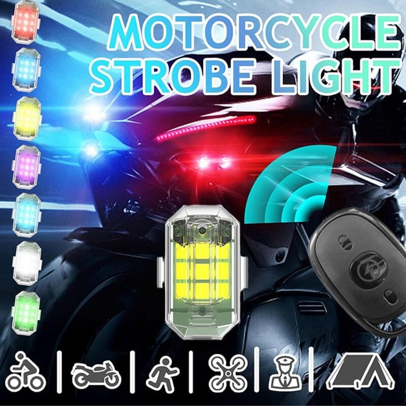 SkyGlide™ LED Strobe Lights | Voor Avonturiers op Twee Wielen!