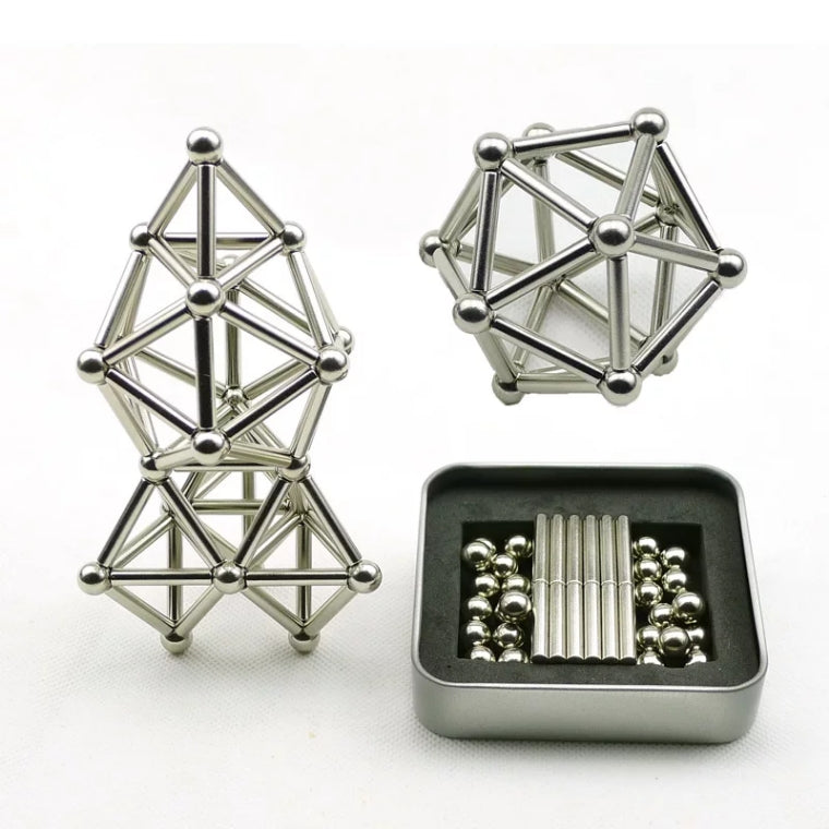 Magnetix™ Set - 36 Magnetische stokjes en 27 ballen