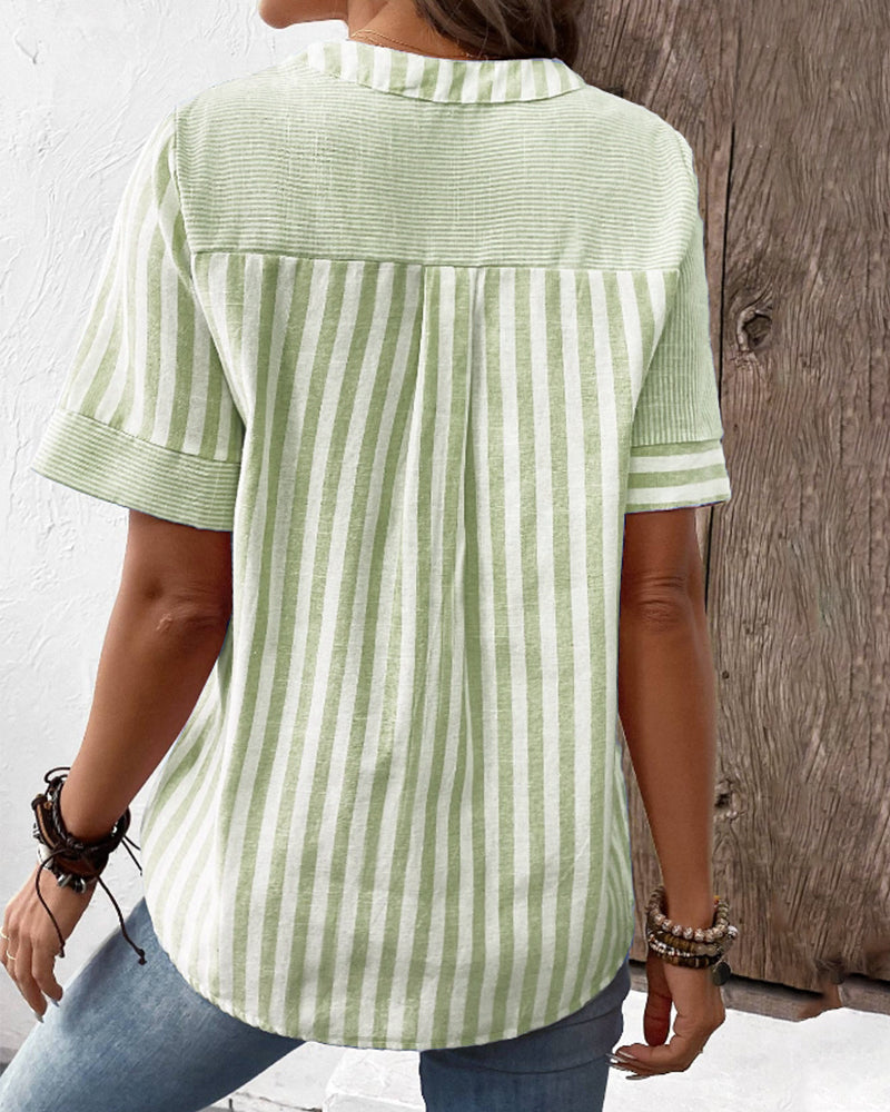 Sasha™ - Chique katoenen blouse