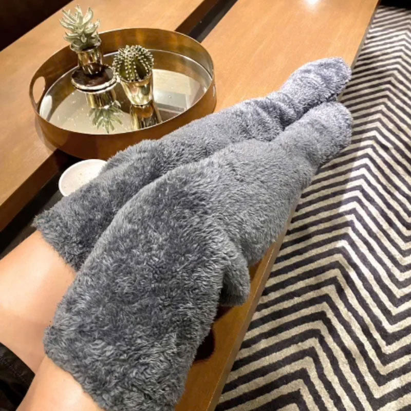Wintera™ Ganzendons Kniekousen – Warmte met een vleugje kerstmagie 🎄