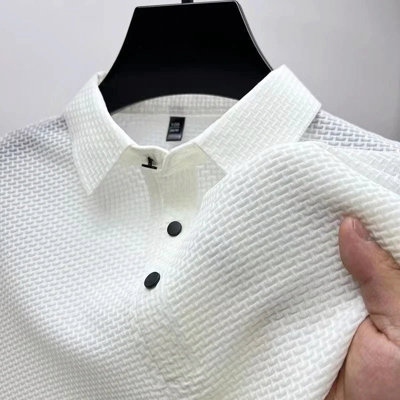 Manz™ - Poloshirt met korte mouwen