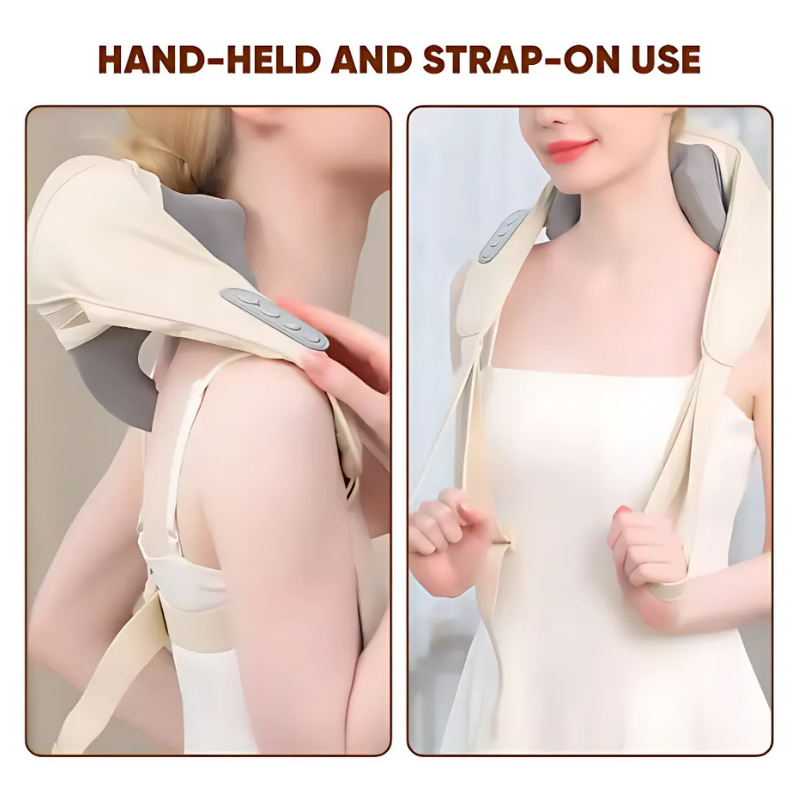 Relaxio™ – Comfortabele Nek- en Schoudermassager