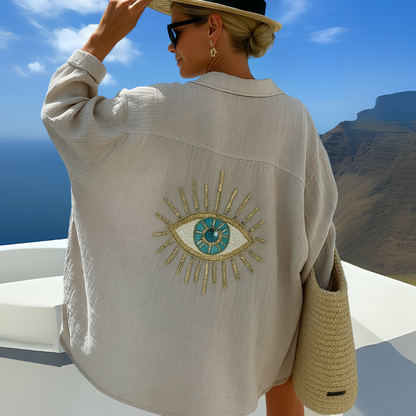 AURA LANE™ - Ibiza Breeze Blouse
