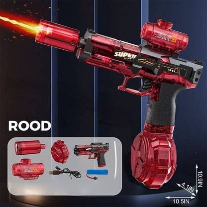 HydroVolt™ – Oplaadbare Elektrische Watershooter met Vlamlicht-effect