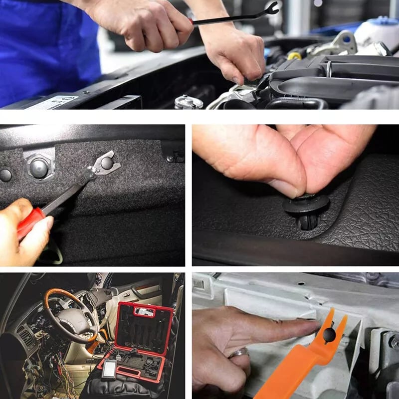 AutoGrip™ – Complete Set Bevestigingsclips voor Auto’s