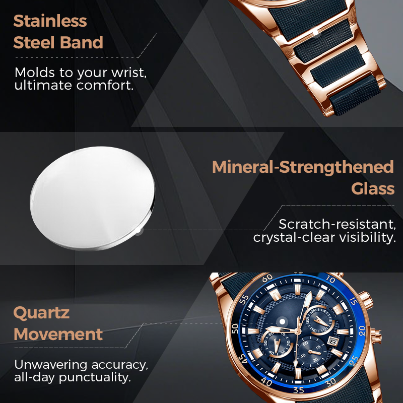 Aurelion™ Herenhorloge – Stijl, Functionaliteit & Tijdloos Design