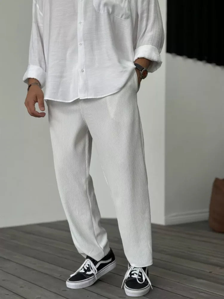 Aurelio - Zachte luxe broek voor heren