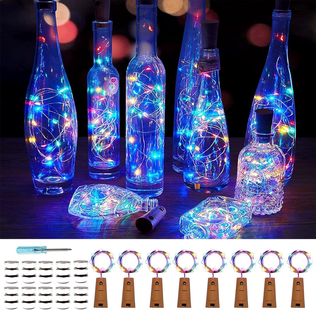 GlowBottlz™ Kurk Lichtslinger