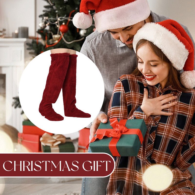 Wintera™ Ganzendons Kniekousen – Warmte met een vleugje kerstmagie 🎄