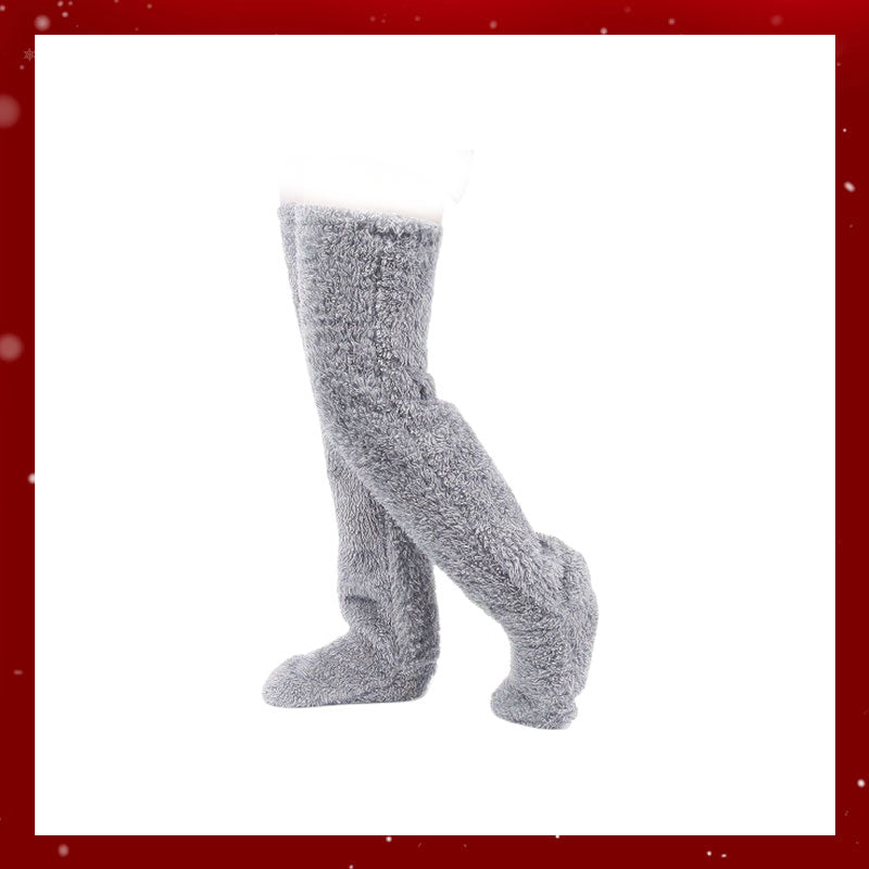 Wintera™ Ganzendons Kniekousen – Warmte met een vleugje kerstmagie 🎄