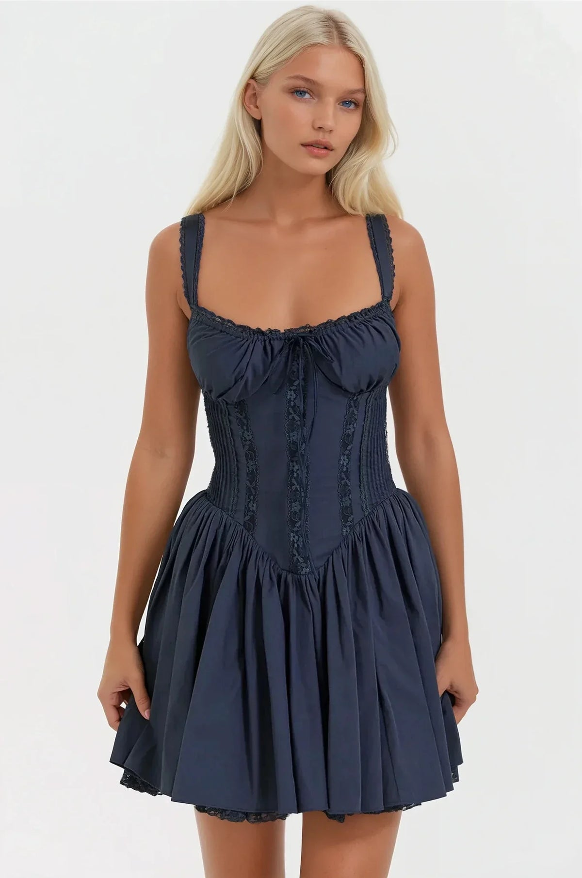 Bellevoir™ | Romantische Corsetjurk met Satijnglans