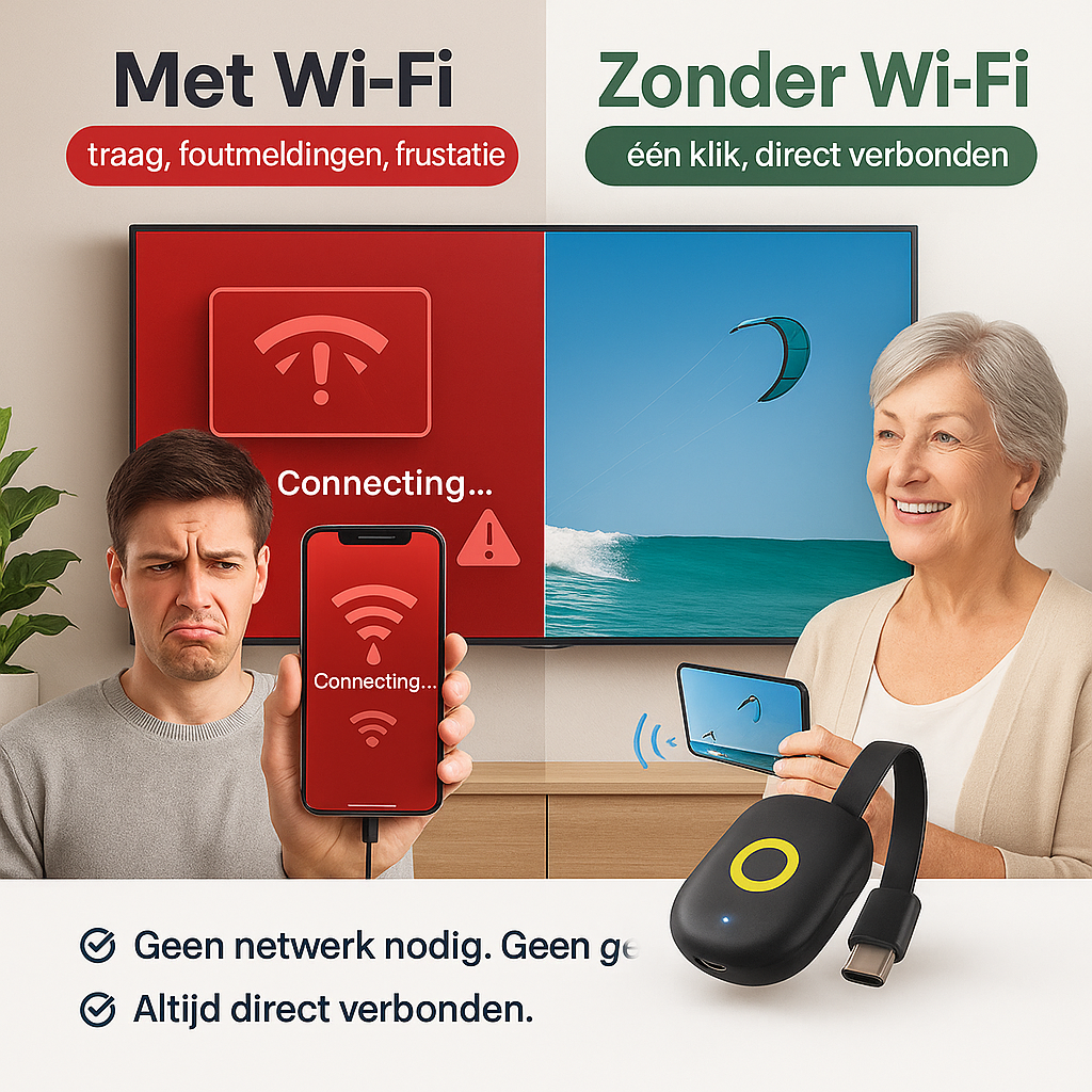 ViewEase™ — Draadloos kijken zonder grenzen