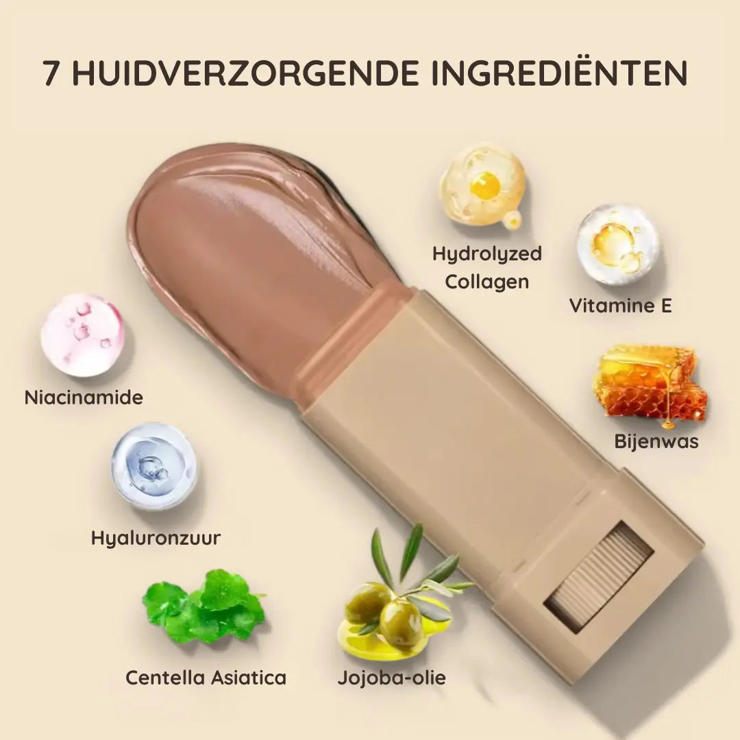 Velvéra™ Foundation Stick – Natuurlijk. Krachtig. Compact. | 1+1 Gratis