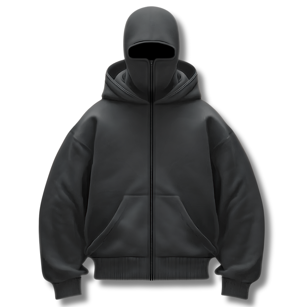 Nexivra™ Zip-Mask Hoodie – Streetwear met karakter en comfort