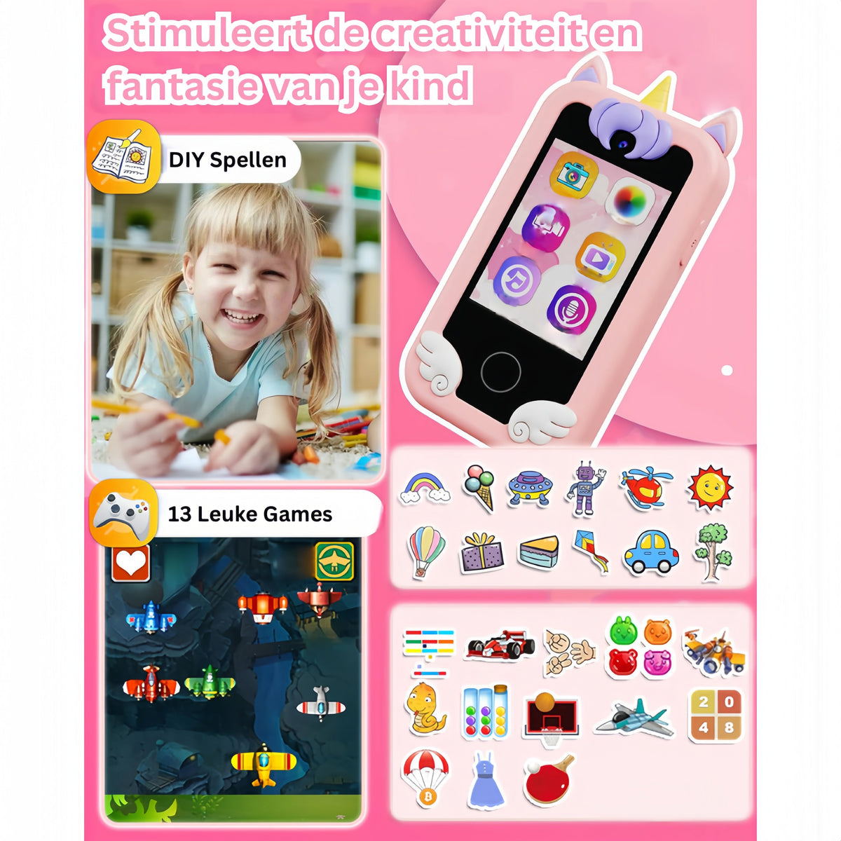 KidoPlay™ Veilig plezier voor kleintjes – zonder jouw telefoon!