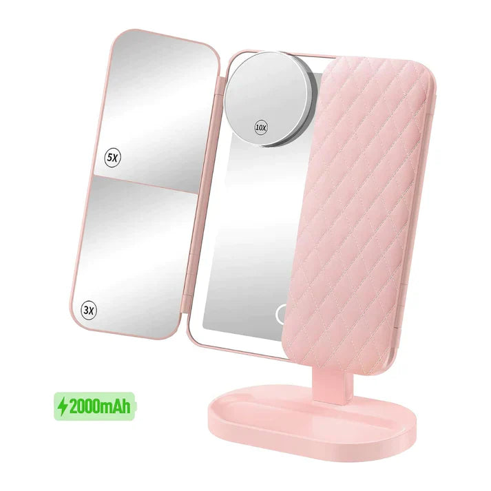 GlowGo™ - Jouw Essentiële Make-up Spiegel voor Onderweg