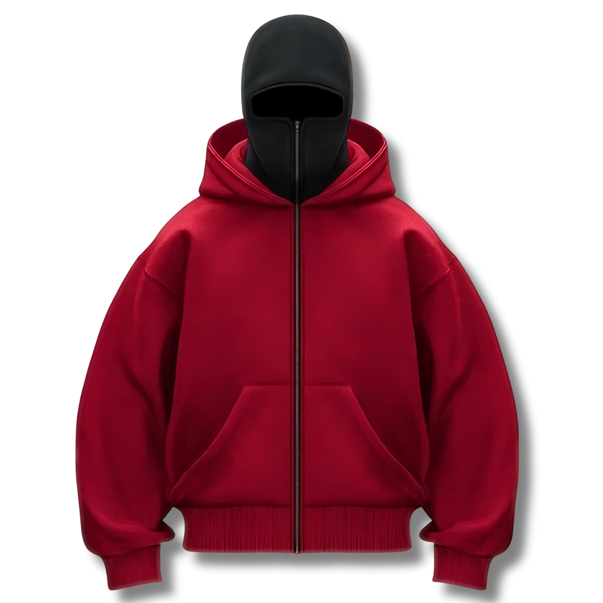 Nexivra™ Zip-Mask Hoodie – Streetwear met karakter en comfort